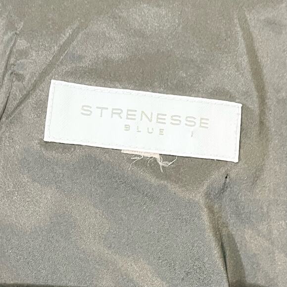 Strenesse Wool Women's Dark Blue/Gray Peacoat Jacket Size 6 - Picture 8 of 9